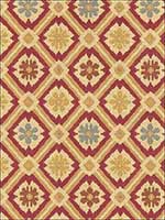 Savonnerie Tapestry Garnet Fabric 62491 by Schumacher Fabrics for sale at Wallpapers To Go