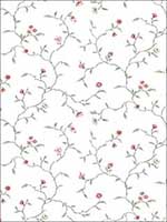 Floral Trail Wallpaper G12262 by Galerie Wallpaper for sale at Wallpapers To Go