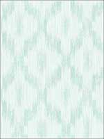Pomerelle Ikat Wallpaper MT80102 by Seabrook Wallpaper for sale at Wallpapers To Go