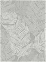 Metallic Feathers Textured Wallpaper OY31808 by Paper and Ink Wallpaper for sale at Wallpapers To Go
