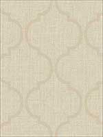 Metallic Geo Trellis Grasscloth Look Textured Wallpaper OY34815 by Paper and Ink Wallpaper for sale at Wallpapers To Go