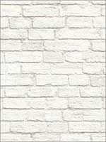 Metallic Brick Textured Wallpaper OY35308 by Paper and Ink Wallpaper for sale at Wallpapers To Go