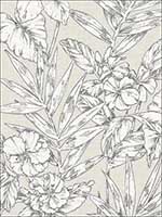 Fiji Beige Floral Wallpaper 274424104 by A Street Prints Wallpaper for sale at Wallpapers To Go