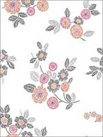 Malaga Pink Floral Wallpaper 274424128 by A Street Prints Wallpaper for sale at Wallpapers To Go