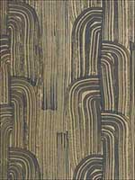 Crescent Paper Ebony Gold Wallpaper GWP330448 by Grundworks Wallpaper for sale at Wallpapers To Go