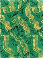 Jubilee Green Gold Black Wallpaper GWP3504348 by Grundworks Wallpaper for sale at Wallpapers To Go