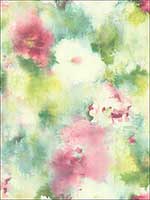 Floral Watercolor Wallpaper AH40901 by Seabrook Wallpaper for sale at Wallpapers To Go