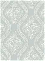 Coverlet Floral Wallpaper MH1598 by York Wallpaper for sale at Wallpapers To Go