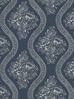 Coverlet Floral Wallpaper MH1603 by York Wallpaper for sale at Wallpapers To Go