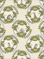 Ardmore Cameos Stone And Green Wallpaper 1099041 by Cole and Son Wallpaper for sale at Wallpapers To Go