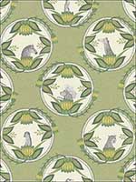 Ardmore Cameos Green Wallpaper 1099042 by Cole and Son Wallpaper for sale at Wallpapers To Go