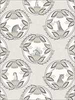 Ardmore Cameos Grey Wallpaper 1099044 by Cole and Son Wallpaper for sale at Wallpapers To Go