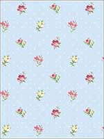 Pick A Posy Primary Wallpaper HC81811 by Wallquest Wallpaper for sale at Wallpapers To Go