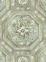 Nouveau Tile Oxidized Metal Wallpaper AR32102 by Wallquest Wallpaper for sale at Wallpapers To Go
