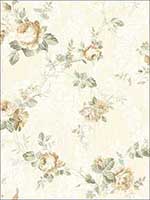 Garden Trail Soft Neutral Wallpaper FS50202 by Wallquest Wallpaper for sale at Wallpapers To Go
