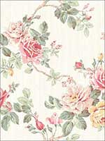 Springtime Trail Sunny Rose Wallpaper FS51311 by Wallquest Wallpaper for sale at Wallpapers To Go