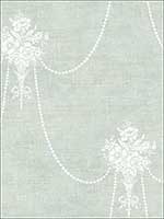 Beaded Bouquet Verdant Wallpaper MV80202 by Wallquest Wallpaper for sale at Wallpapers To Go