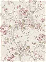 Antiqued Rose Dusty Mauve Wallpaper MV80409 by Wallquest Wallpaper for sale at Wallpapers To Go