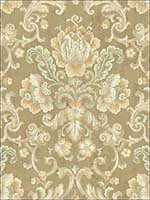 Vintage Cameo Umber Wallpaper MV80907 by Wallquest Wallpaper for sale at Wallpapers To Go