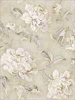 Vintage Floral Trail Sand Wallpaper MV81507 by Wallquest Wallpaper for sale at Wallpapers To Go