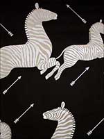 Zebras Black and Silver Wallpaper WP81388M009 by Scalamandre Wallpaper for sale at Wallpapers To Go