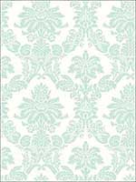 Damask Wallpaper FA40904 by Seabrook Wallpaper for sale at Wallpapers To Go