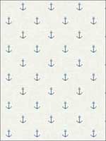 Cape Cod Anchors Wallpaper TH51202 by Pelican Prints Wallpaper for sale at Wallpapers To Go