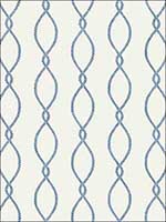 Cape Cod Rope Ogee Wallpaper TH51302 by Pelican Prints Wallpaper for sale at Wallpapers To Go