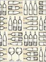 Napa Bottles Wallpaper TH52105 by Pelican Prints Wallpaper for sale at Wallpapers To Go