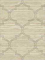 Grasscloth Look Ogee Textured Wallpaper RC10206 by Wallquest Wallpaper for sale at Wallpapers To Go