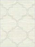 Grasscloth Look Ogee Textured Wallpaper RC10208 by Wallquest Wallpaper for sale at Wallpapers To Go