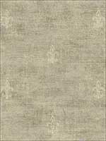 Fleur De Lys with Faux Finish Textured Wallpaper RC10606 by Wallquest Wallpaper for sale at Wallpapers To Go