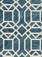 Daphne Blue Trellis Wallpaper 276324222 by A Street Prints Wallpaper for sale at Wallpapers To Go