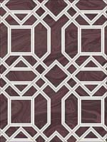 Daphne Maroon Trellis Wallpaper 276324223 by A Street Prints Wallpaper for sale at Wallpapers To Go