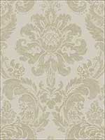 Shadow Khaki Damask Wallpaper 276387314 by A Street Prints Wallpaper for sale at Wallpapers To Go