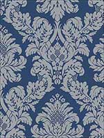 Damask Glitter Wallpaper UK10457 by Seabrook Wallpaper for sale at Wallpapers To Go
