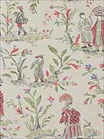 Royale Toile Red Wallpaper T72577 by Thibaut Wallpaper for sale at Wallpapers To Go