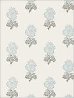 Aldith Aqua Wallpaper T72607 by Thibaut Wallpaper for sale at Wallpapers To Go