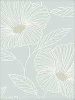 Mythic Seafoam Floral Wallpaper 276424321 by A Street Prints Wallpaper for sale at Wallpapers To Go