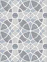 Zazen Blue Geometric Wallpaper 276424335 by A Street Prints Wallpaper for sale at Wallpapers To Go