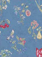 Danique Sky Blue Garden Wallpaper 375025 by Eijffinger Wallpaper for sale at Wallpapers To Go