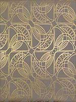 Cartouche Khaki Gold Wallpaper NW3526 by Antonina Vella Wallpaper for sale at Wallpapers To Go