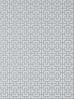 Bridle Soft Blue and Silver Wallpaper AT79118 by Anna French Wallpaper for sale at Wallpapers To Go