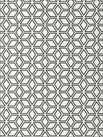 Legrelle Bead Black and White Wallpaper AT79173 by Anna French Wallpaper for sale at Wallpapers To Go