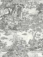 Toile Wallpaper MS90900 by Pelican Prints Wallpaper for sale at Wallpapers To Go
