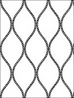 Dot Ogee Black and White Wallpaper JB21600 by Wallquest Wallpaper for sale at Wallpapers To Go
