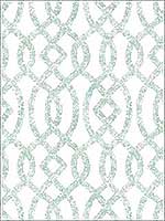 Ethereal Sea Green Trellis Wallpaper 279324726 by A Street Prints Wallpaper for sale at Wallpapers To Go