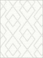 Blaze White Trellis Wallpaper 311512423 by Chesapeake Wallpaper for sale at Wallpapers To Go