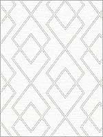 Blaze Off White Trellis Wallpaper 311512424 by Chesapeake Wallpaper for sale at Wallpapers To Go