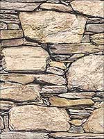 Hadrian Stone Wall Peel and Stick Wallpaper NU2065 by Brewster Wallpaper for sale at Wallpapers To Go